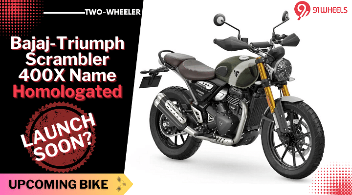 Bajaj-Triumph Scrambler 400X Name Homologated - Launch Soon?