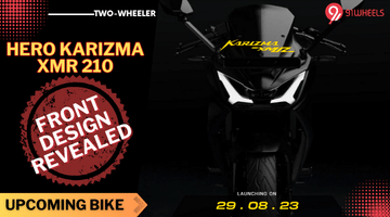 Upcoming Hero Karizma XMR 210 Front Design Revealed On Website