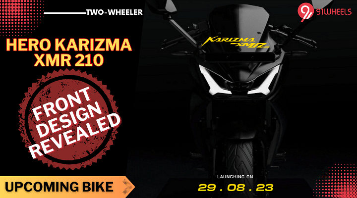 Upcoming Hero Karizma XMR 210 Front Design Revealed On Website
