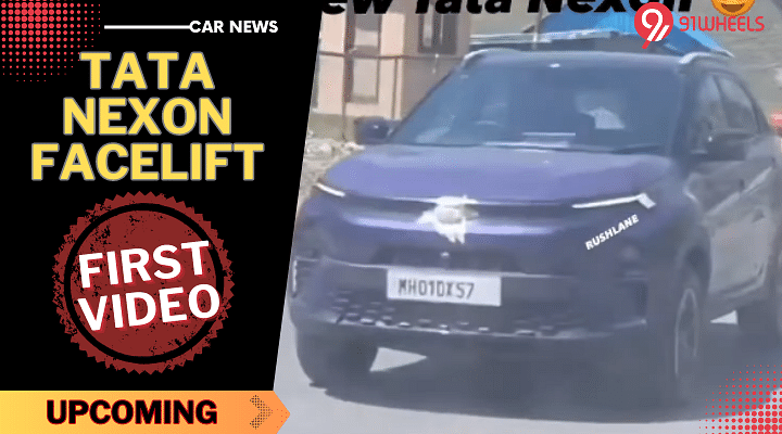 2023 Tata Nexon Facelift First Video Ahead Of Launch