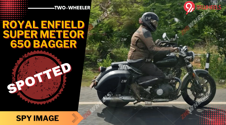 Royal Enfield Super Meteor 650 Bagger Spotted On Test - New Variant?