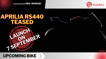 Upcoming Aprilia RS440 To Launch On 7 September In India - Confirmed!