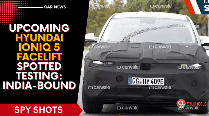 Upcoming Hyundai Ioniq 5 Facelift Spotted Testing: India-Bound