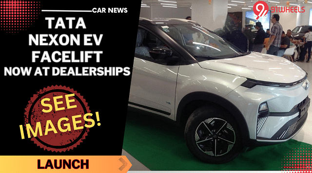 Tata Nexon EV Facelift Starts Arriving At Dealerships - See Images