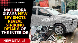 Mahindra XUV.e8 New Spy Shots Reveal Striking Details Of The Interior