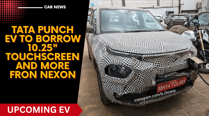 Tata Punch EV To Borrow 10.25" Touchscreen And More Fron Nexon