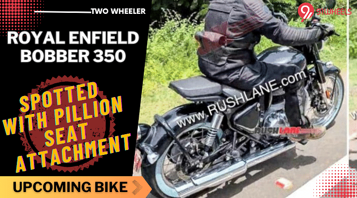 Royal Enfield Bobber 350 Caught Testing Again - Reveals Pillion Seat Design