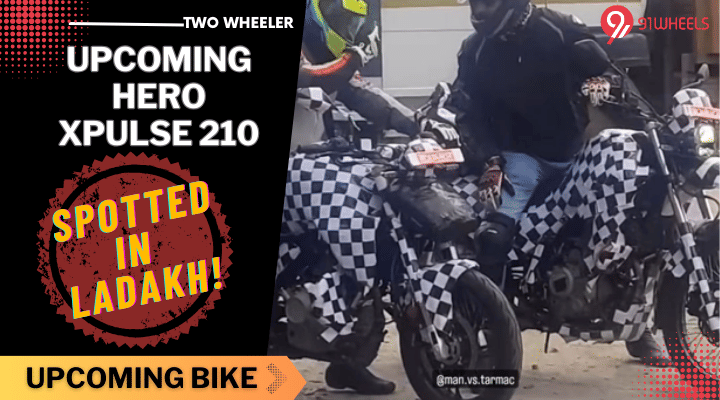 Upcoming Hero Xpulse 210 Spied in Ladakh - To Get Bigger Engine Upcoming Hero Xpulse 210 Spied in Ladakh - To Get Bigger Engine