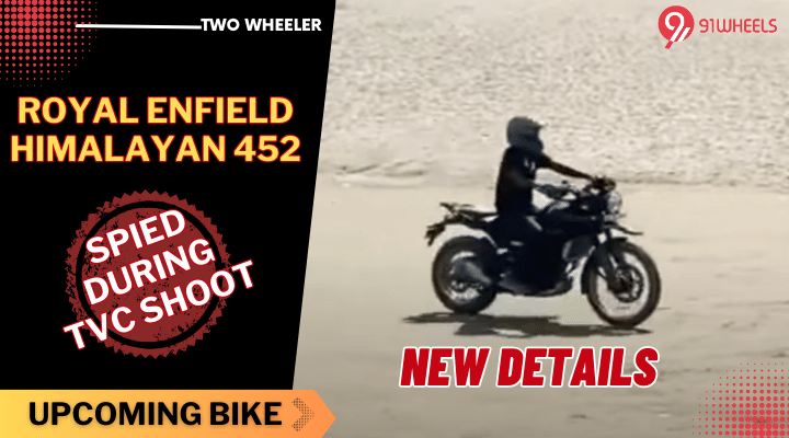 Upcoming Royal Enfield Himalayan 450 Spied On TVC Shoot in Leh Upcoming Royal Enfield Himalayan 450 Spied On TVC Shoot in Leh