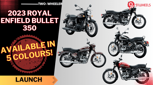 2023 Royal Enfield Bullet 350 Available In 5 Colours - See Images!
