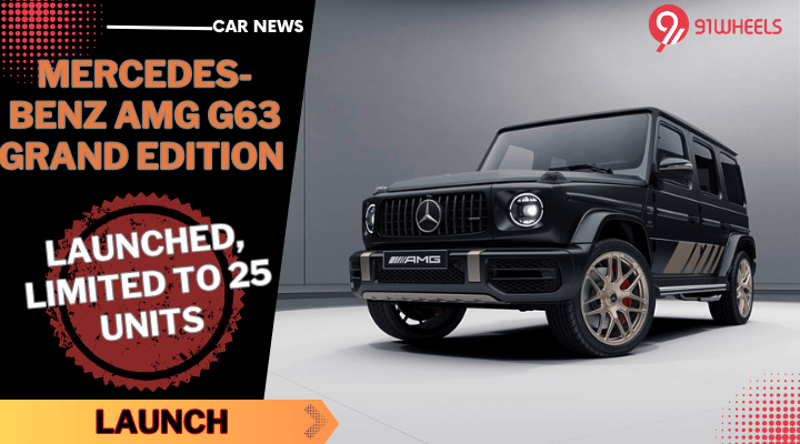Mercedes-Benz AMG G63 Grand Edition Launched, Limited To 25 Units Mercedes-Benz AMG G63 Grand Edition Launched, Limited To 25 Units