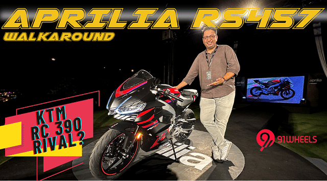 Aprilia RS 457 Detailed Walkaround Review - See Video Here