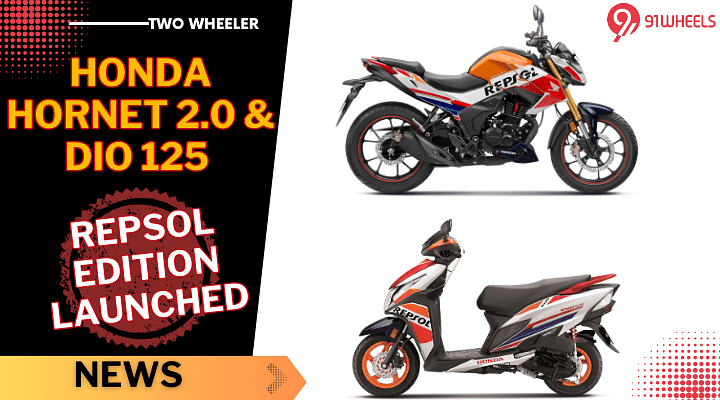 Honda Hornet 2.0 & Dio 125 Repsol Edition Launched - Details