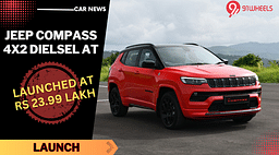 Jeep Compass 4X2 Diesel Automatic Launched At Rs 23.99 Lakh - Read Details