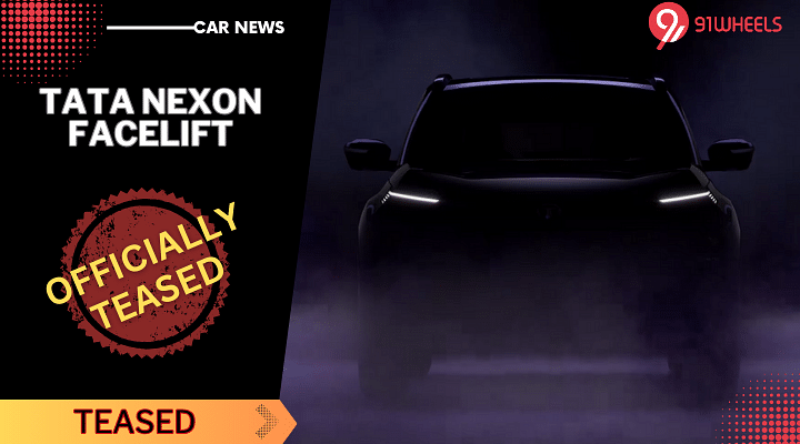 2023 Tata Nexon Facelift Officially Teased - Arriving Today