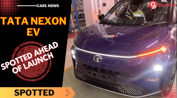 Tata Nexon EV Facelift Spotted Ahead Of Official Launch - To Get This Feature Over The Nexon Tata Nexon EV Facelift Spotted Ahead Of Official Launch - To Get This Feature Over The Nexon