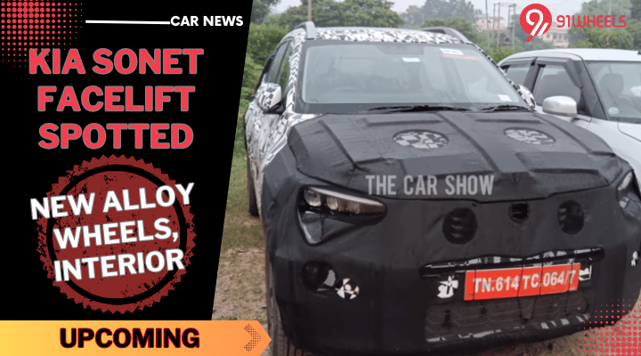 Upcoming KIA Sonet Facelift Walkaround - New Alloy, Interior And Other Changes Upcoming KIA Sonet Facelift Walkaround - New Alloy, Interior And Other Changes