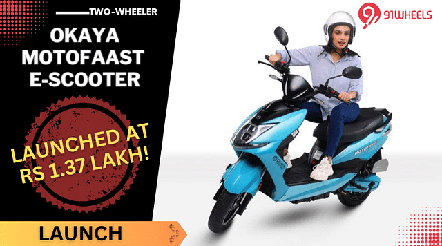 Okaya MotoFaast E-Scooter Launched at Rs 1.37 Lakh, Gets 120 Km Range!