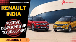 Renault India Unwraps Exciting Festive Discounts Up To Rs 65,000 - Details!