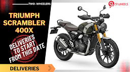 Triumph Scrambler 400X Deliveries Starting From This Date - Read Here!
