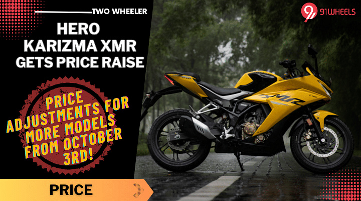 Hero Karizma XMR Price Up By Rs 7000 - Read Details!