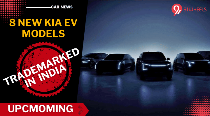 Kia On A Roll As It Trademarks 8 New Kia EV Models In India: Details