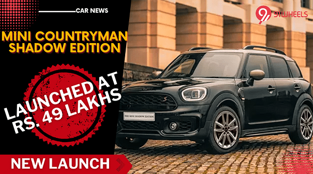 Mini Countryman 'Shadow Edition' SUV Launched At Rs 49 lakh- Details