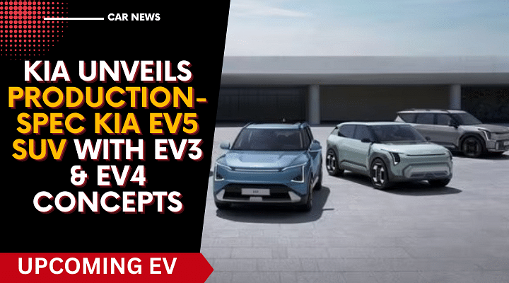 Kia Unveils Production-Spec Kia EV5 SUV With EV3 & EV4 Concepts