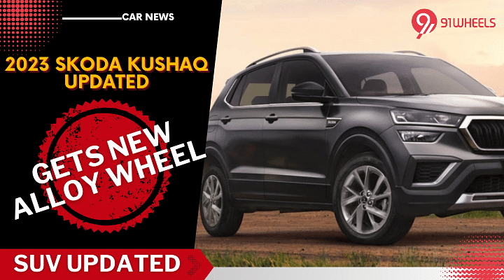 2023 Skoda Kushaq Updated With New Alloy Wheels: See Pictures!