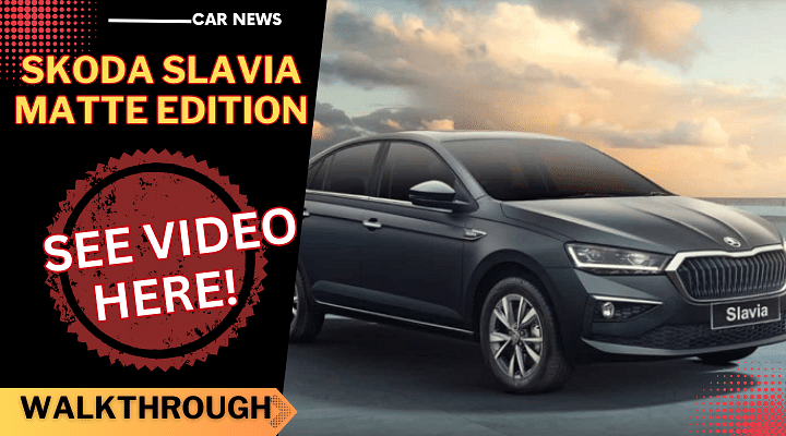 Skoda Slavia Matte Edition Walkthrough Review - See video Here!