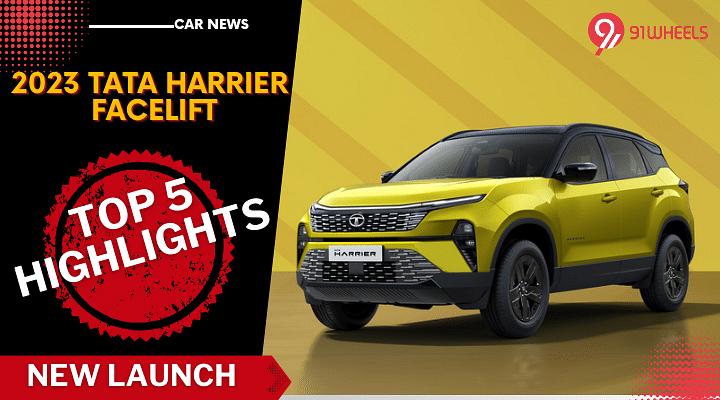 2023 Tata Harrier Facelift: Top 5 Highlights You Need To Know 2023 Tata Harrier Facelift: Top 5 Highlights You Need To Know