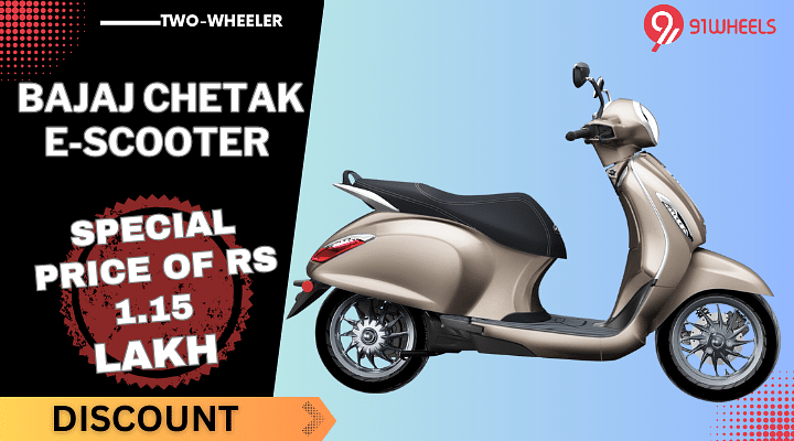 Bajaj Chetak E-Scooter Available At Special Festive Price Of Rs 1.15 Lakh