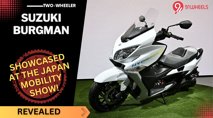 Japan Mobility Show - Suzuki Burgman Goes Green With Hydrogen Power!