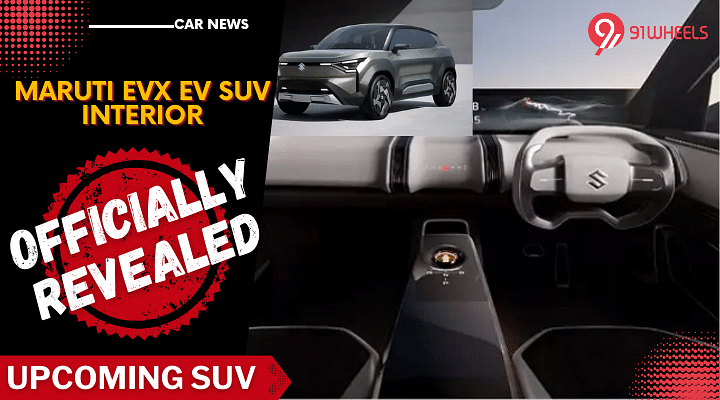 India-Bound Maruti eVX Electric SUV's Interior Officially Revealed- Pics
