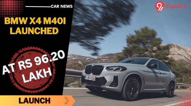 BMW X4 M40i Launched In India At Rs 96.20 Lakh - Available In Limited Units