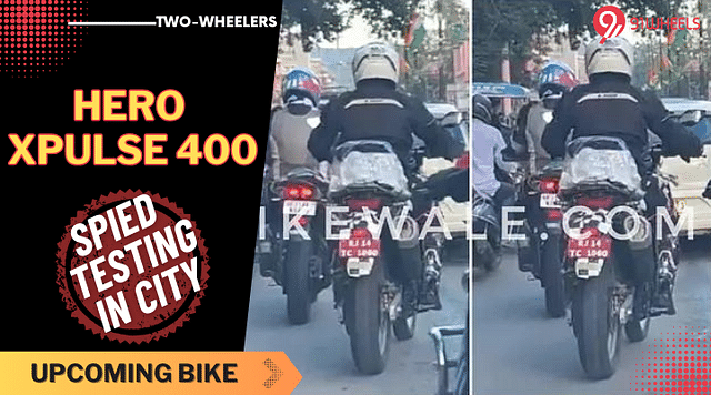 Upcoming Hero XPulse 400 Spied On Test Inside City - See Images!