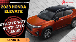 2023 Honda Elevate Updated With Ventilated Seats Option - Read Details!