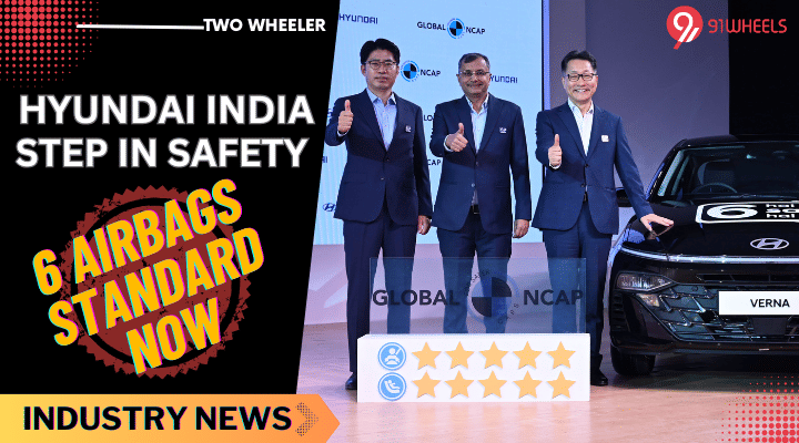 Now All Hyundai Cars In India Will Get 6 Airbags As Standard! Now All Hyundai Cars In India Will Get 6 Airbags As Standard!