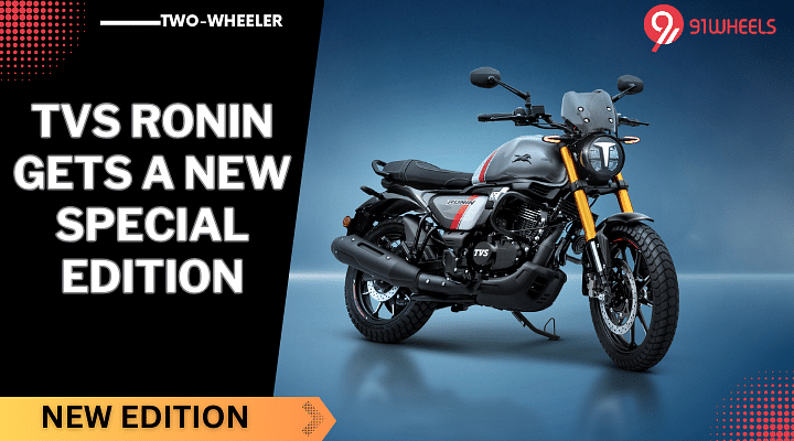TVS Ronin Special Edition Launched At Rs 1.73 Lakh - Gets A New Colour