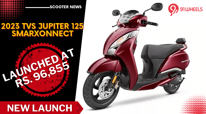 TVS Jupiter 125 SmartXonnect Launched At Rs 96,855: Read Details