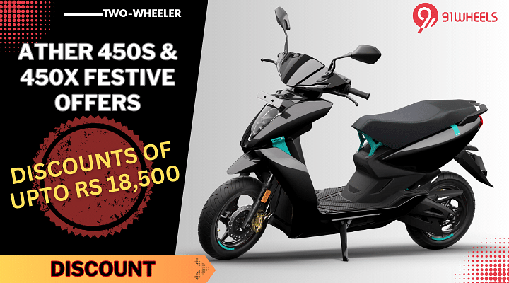 Discount Of Up To Rs 18,500 On Ather 450X & 450S This Festive Season