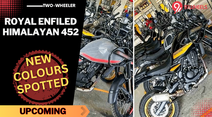 Royal Enfield Himalayan 452  Grey & Black Colour Spotted - Launch On 7 November