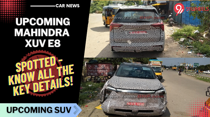 Upcoming Mahindra XUV e8 EV Spied Again - Uncover Key Details! Upcoming Mahindra XUV e8 EV Spied Again - Uncover Key Details!
