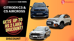 Citroen C3 And C5 Aircross Gets Massive Discounts Of Up To Rs 2 Lakh!