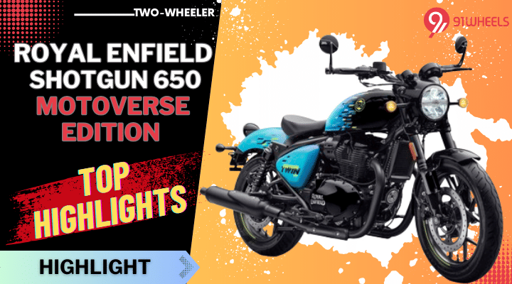 Royal Enfield Shotgun 650 Motoverse Edition Top Highlights - Details Here! Royal Enfield Shotgun 650 Motoverse Edition Top Highlights - Details Here!