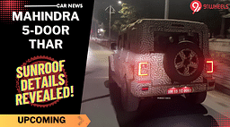 Mahindra Thar 5-door Spotted Again, Sunroof Details Revealed!