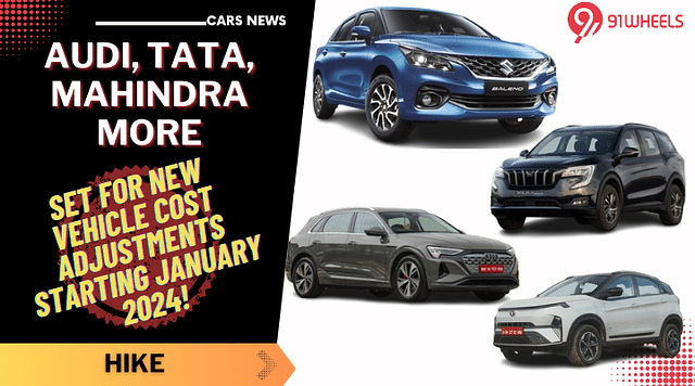 Audi, Tata, And Others Set For Price Surge On New Vehicles From January 2024!