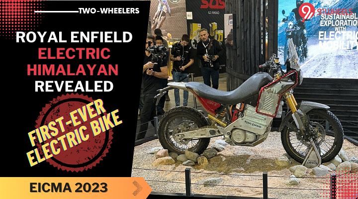 First Ever Royal Enfield Electric Bike Showcased At EICMA 2023