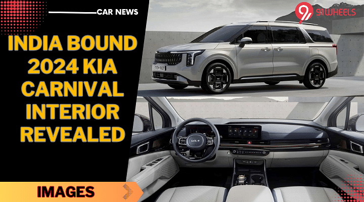 India Bound 2024 KIA Carnival Interior Revealed - See Images