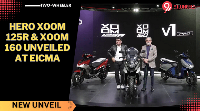 Hero Xoom 125R & Xoom 160 Unveiled At EICMA - See Images